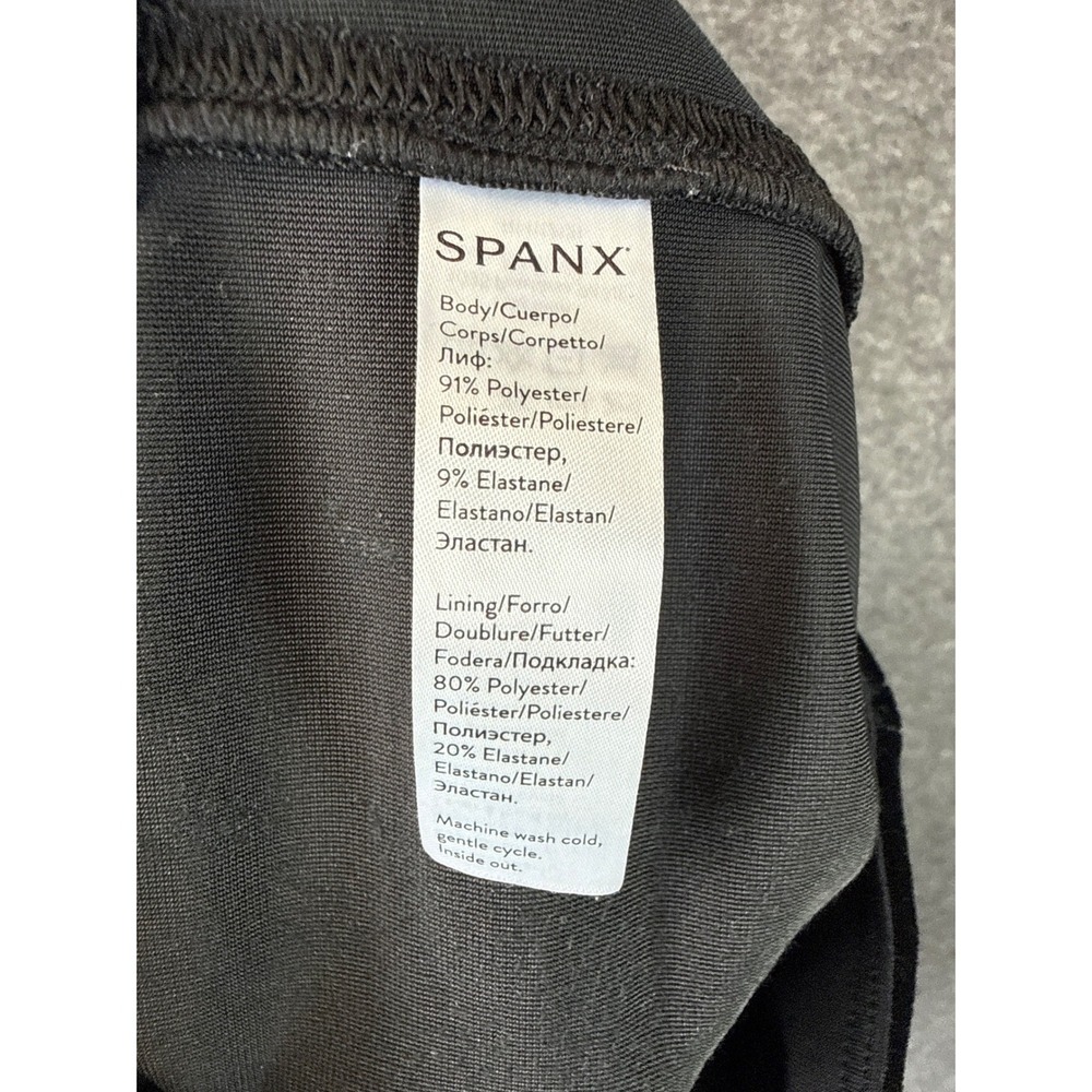 Spanx Velvet High Waisted Leggings Black Slimming Shaping Size S Bad Kitty Party - Picture 9 of 11